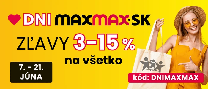 Letné DNI MAXMAX | e-shop MAXMAX.sk
