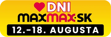Letné DNI MAXMAX | e-shop MAXMAX.sk