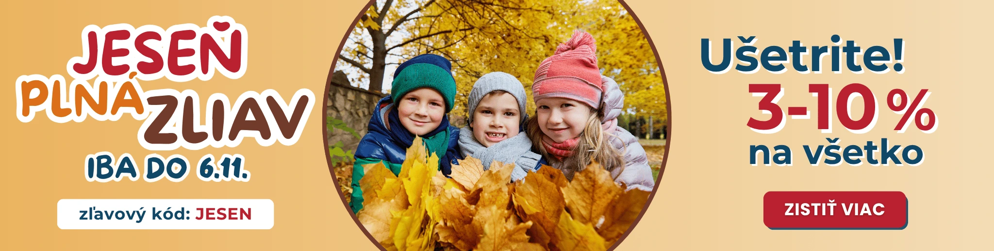 Jeseň plná zliav na MAXMAX.sk | Nakupujte ešte výhodnejšie