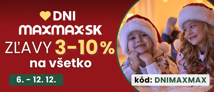 Vianočné DNI MAXMAX.sk | Zľava na celý sortiment!