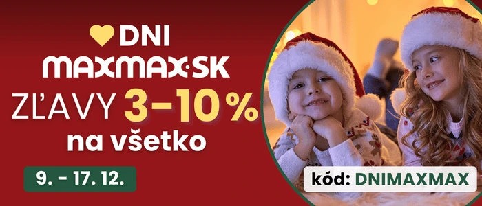 Vianočné DNI MAXMAX.sk | Zľava na celý sortiment!