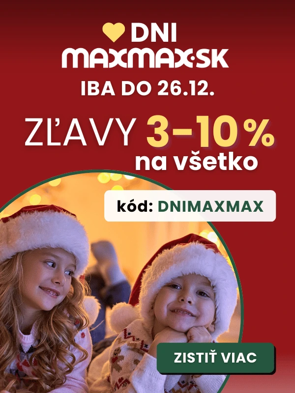 Vianočné DNI MAXMAX.sk | Zľava na celý sortiment!