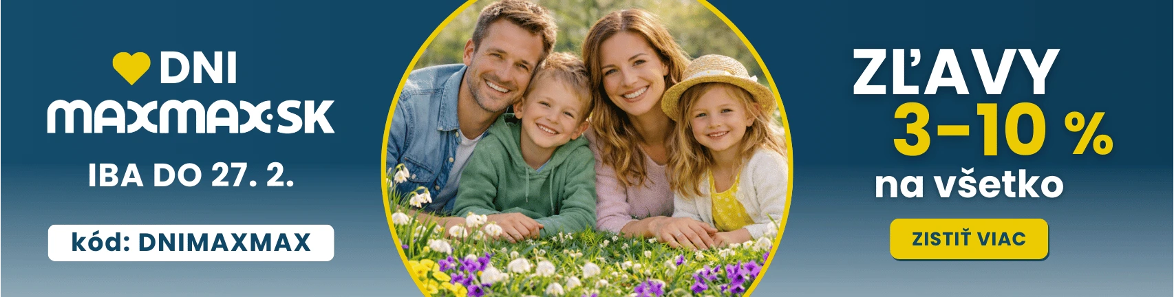 Zľavové DNI MAXMAX.sk | vytvorte si domov, kde sa budete cítiť skvelo