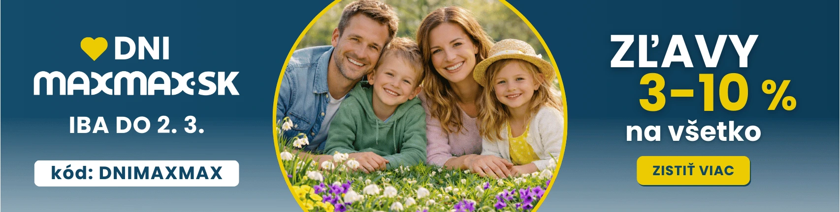 Zľavové DNI MAXMAX.sk | vytvorte si domov, kde sa budete cítiť skvelo