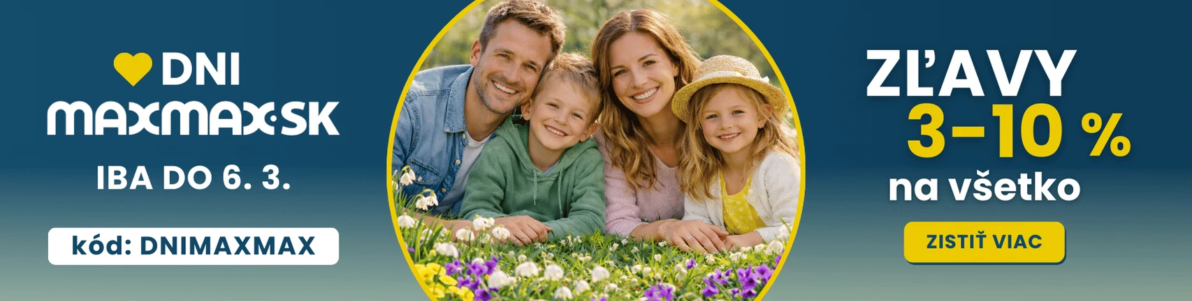Zľavové DNI MAXMAX.sk | vytvorte si domov, kde sa budete cítiť skvelo