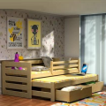 Detské postele s prístelkou - nízke MAXMAX.sk