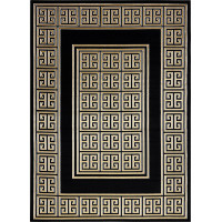 Kusový koberec Gloss 6776 86 greek black/gold