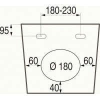 Závesný bidet ARCO 53 cm - biely