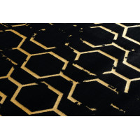 Kusový koberec Gloss 407C 86 glamour black/gold