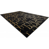 Kusový koberec Gloss 407C 86 glamour black/gold