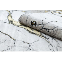 Kusový koberec Gloss 529A 53 3D mramor ivory/beige