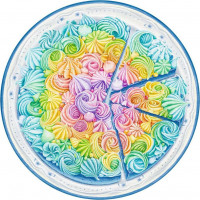 RAVENSBURGER Okrúhle puzzle Kruh farieb: Dúhová torta 500 dielikov