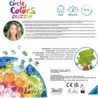 RAVENSBURGER Okrúhle puzzle Kruh farieb: Zmrzlina 500 dielikov