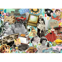 RAVENSBURGER Puzzle 50. roky 1000 dielikov