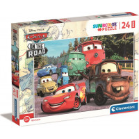 CLEMENTONI Puzzle Autá na cestách MAXI 24 dielikov