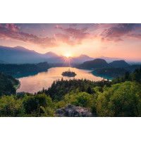 RAVENSBURGER Puzzle Bledské jazero, Slovinsko 3000 dielikov