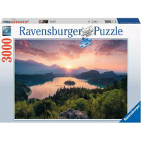 RAVENSBURGER Puzzle Bledské jazero, Slovinsko 3000 dielikov