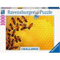 RAVENSBURGER Puzzle Challenge: Včely na medovom plástve 1000 dielikov