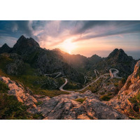 RAVENSBURGER Puzzle Dych vyrážajúce hory: Pohorie Serra de Tramuntana, Malorka 1000 dielikov