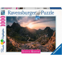 RAVENSBURGER Puzzle Dych vyrážajúce hory: Pohorie Serra de Tramuntana, Malorka 1000 dielikov