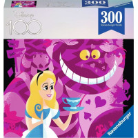 RAVENSBURGER Puzzle Disney 100 rokov: Alenka v ríši divov 300 dielikov