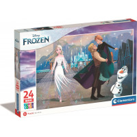 CLEMENTONI Puzzle Ľadové kráľovstvo 2 MAXI 24 dielikov
