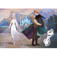 CLEMENTONI Puzzle Ľadové kráľovstvo 2 MAXI 24 dielikov