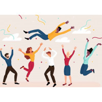 RAVENSBURGER Puzzle Moment: Party people 300 dielikov