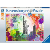 RAVENSBURGER Puzzle Pohľadnica z New Yorku 500 dielikov