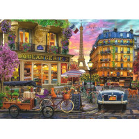 RAVENSBURGER Puzzle Ranný Paríž 1000 dielikov