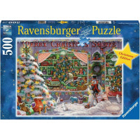 RAVENSBURGER Puzzle Vianočný obchod 500 dielikov