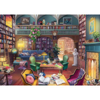 RAVENSBURGER Puzzle Vysnená knižnica XXL 500 dielikov