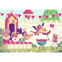 RAVENSBURGER Puzzle&Play: Kráľovská party 2x24 dielikov