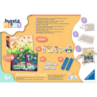 RAVENSBURGER Puzzle&Play: Dobrodružstvo v džungli 2x24 dielikov
