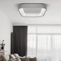 Stropné LED svietidlo Treviso - 48W - 2880lm - s diaľkovým ovládaním - šedé