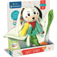 CLEMENTONI BABY Plyšový zaspávač Sladký Bunny