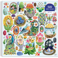 GALISON Štvorcové puzzle Remeselne vyrábané vajcia 500 dielikov