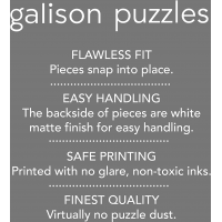 GALISON Štvorcové puzzle Pri mori 500 dielikov