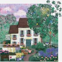GALISON Štvorcové puzzle Záhradná cesta 500 dielikov