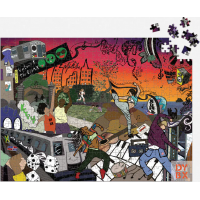 GALISON Obojstranné puzzle Romare Bearden x DreamYard 500 dielikov
