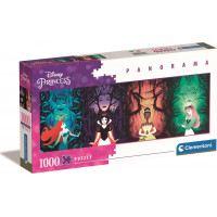 CLEMENTONI Panoramatické puzzle Disney princeznej 1000 dielikov
