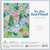 GALISON Puzzle Farby Pri jazierku Koi kaprov 1000 dielikov