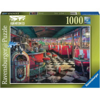 RAVENSBURGER Puzzle Opustené miesta: Chátrajúce bistro 1000 dielikov