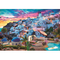 CLEMENTONI Puzzle Pohľad na Santorini 500 dielikov
