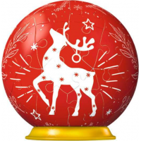 RAVENSBURGER Puzzleball Vianočná ozdoba červená 54 dielikov