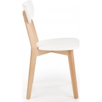 Jedálenská stolička BUJI - biela