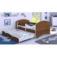 Detská posteľ so zásuvkou 180x90 cm - ORECH