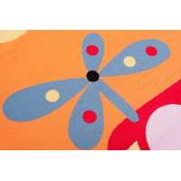 Detský koberec VRTUĽNÍK - oranžový
