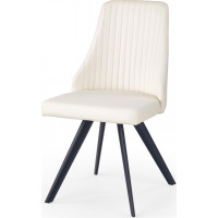 Jedálenská stolička SABRINA - biela / čierna