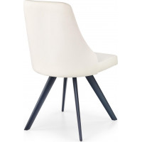 Jedálenská stolička SABRINA - biela / čierna